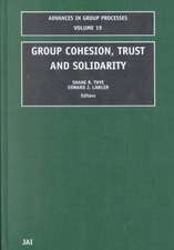 Group Cohesion, Trust and Solidarity