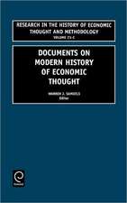 Documents on Modern History of Economic Thought