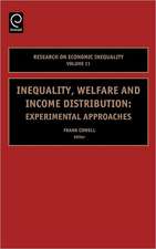 Inequality, Welfare and Income Distribution – Experimental Approaches