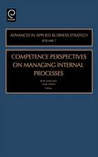 Competence Perspective on Managing Internal Process