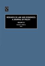 Research in Law and Economics – A Journal of Policy