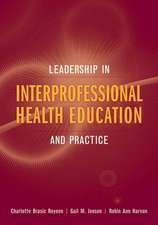 Leadership in Interprofessional Health Education