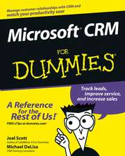 Microsoft CRM for Dummies