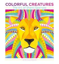 Sparrow/Colorful Creatures Mini 2018 Calendar