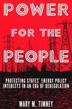 Power for the People: Protecting States' Energy Policy Interests in an Era of Deregulation