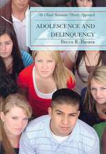 Adolescence and Delinquency