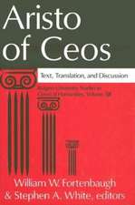 Aristo of Ceos: Text, Translation, and Discussion