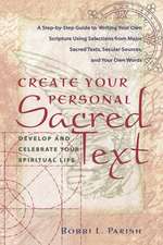 Create Your Personal Sacred Text