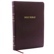 KJV Holy Bible: Giant Print with 53,000 Cross References, Burgundy Bonded Leather, Red Letter, Comfort Print: King James Version