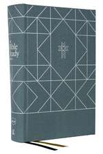 NKJV, The Bible Study Bible, Cloth over Board, Blue, Comfort Print: A Study Guide for Every Chapter of the Bible