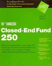 Morningstar Closed-End Fund Two Hundred Fifty Nineteen Ninety Six Ed.