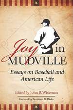 Joy in Mudville: Essays on Baseball and American Life