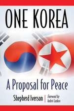 One Korea: A Proposal for Peace