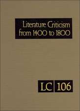 Literature Criticism from 1400 to 1800