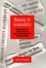 Managing Accountability
