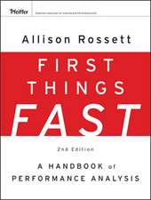 First Things Fast – A Handbook of Performance Analysis 2e