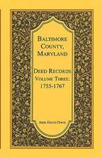 Baltimore County, Maryland, Deed Records, Volume 3