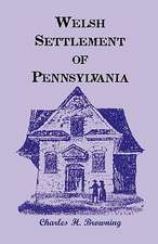 Welsh Settlement of Pennsylvania