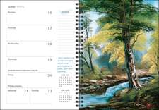 Bob Ross 12-Month 2025 Planner Calendar