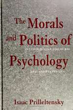 Morals and Pol of Psych