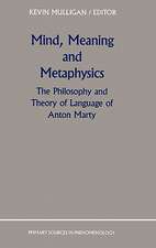 Mind, Meaning and Metaphysics: The Philosophy and Theory of Language of Anton Marty