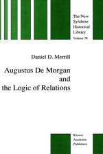 Augustus De Morgan and the Logic of Relations