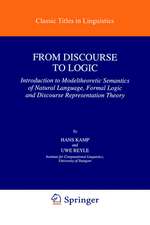 From Discourse to Logic: Introduction to Modeltheoretic Semantics of Natural Language, Formal Logic and Discourse Representation Theory