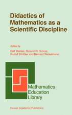 Didactics of Mathematics as a Scientific Discipline