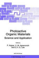 Photoactive Organic Materials: Science and Applications