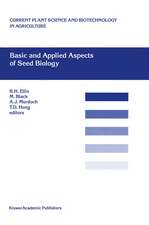 Basic and Applied Aspects of Seed Biology: Proceedings of the Fifth International Workshop on Seeds, Reading, 1995