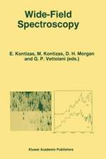 Wide-Field Spectroscopy: Proceedings of the 2nd Conference of the Working Group of IAU Commission 9 on “Wide-Field Imaging” held in Athens, Greece, May 20–25, 1996