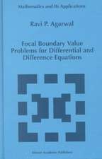 Focal Boundary Value Problems for Differential and Difference Equations