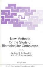 New Methods for the Study of Biomolecular Complexes