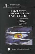 Laboratory Astrophysics and Space Research