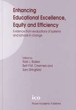 Enhancing Educational Excellence, Equity and Efficiency