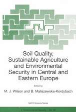 Soil Quality, Sustainable Agriculture and Environmental Security in Central and Eastern Europe