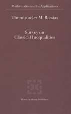 Survey on Classical Inequalities