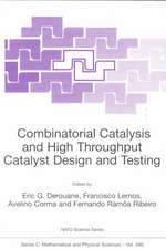 Combinatorial Catalysis and High Throughput Catalyst Design and Testing