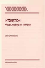 Intonation: Analysis, Modelling and Technology