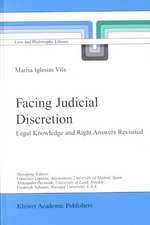 Facing Judicial Discretion: Legal Knowledge and Right Answers Revisited