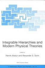 Integrable Hierarchies and Modern Physical Theories