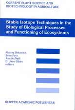 Stable Isotope Techniques in the Study of Biological Processes and Functioning of Ecosystems