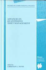 Advances in Quantitative Asset Management