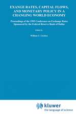 Exchange Rates, Capital Flows, and Monetary Policy in a Changing World Economy: Proceedings of a Conference Federal Reserve Bank of Dallas Dallas, Texas September 14–15, 1995