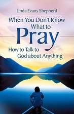 When You Don't Know What to Pray: How to Talk to God about Anything