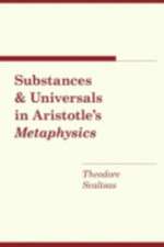 Substances and Universals in Aristotle`s "Metaphysics"