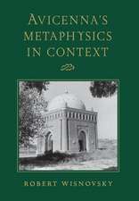 Avicenna`s Metaphysics in Context