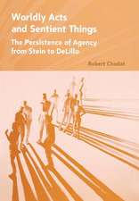 Worldly Acts and Sentient Things – The Persistence of Agency from Stein to DeLillo