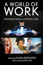 A World of Work – Imagined Manuals for Real Jobs