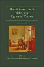 British Women Poets of the Long Eighteenth Century – An Anthology